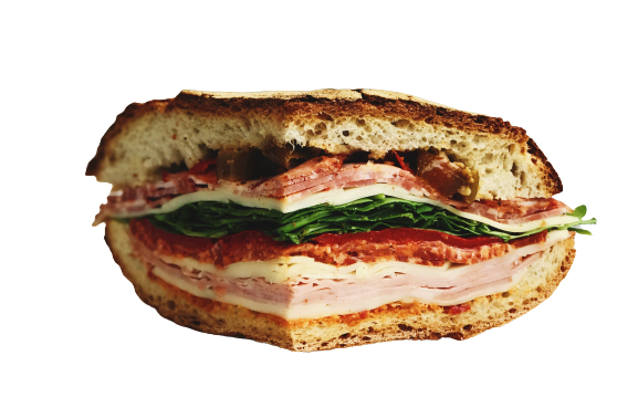 Italian muffuletta sandwich